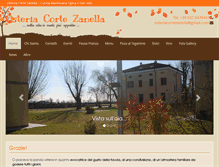 Tablet Screenshot of osteriacortezanella.com